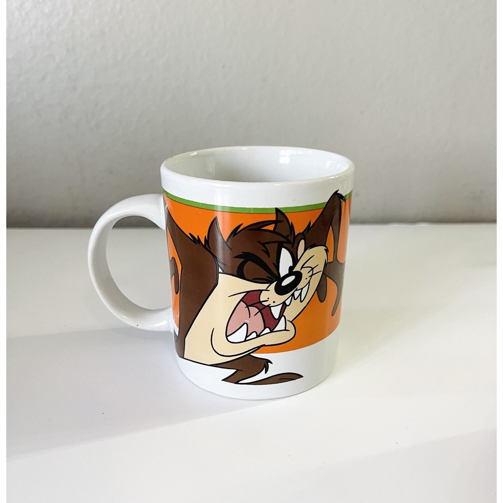 Vintage‎ 1999 Looney Tunes Tasmanian Devil Taz Coffee Mug Gibson Warner Brothers